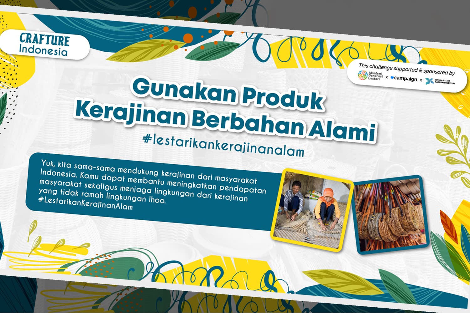 LestarikanKerajinanAlam cover
